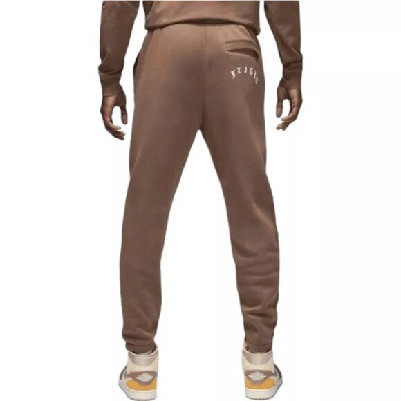 Nike Air Jordan Men's Matching Tracksuit Set Jump-man Sweatsuit Mocha Brown NWT - Picture 9 of 13